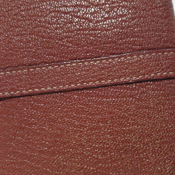 Salvatore Ferragamo Women’s Luxury Wallet | Brown Leather Snap Closure - 7"x3" - Picture 7 of 15